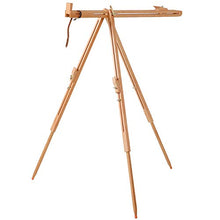 Load image into Gallery viewer, MEEDEN Tripod Field Painting Easel with Carrying Case - Solid Beech Wood Universal Tripod Easel Portable Painting Artist Easel, Perfect for Painters Students, Landscape Artists, Hold Canvas up to 34"