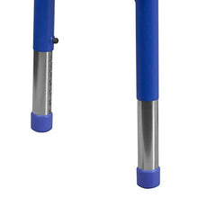 Load image into Gallery viewer, Flash Furniture 21.875''W x 26.625''L Rectangular Blue Plastic Height Adjustable Activity Table with Grey Top