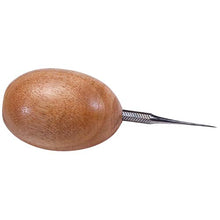 Load image into Gallery viewer, Lineco Wooden Ball Handle Awl. Extra-Heavy Duty, Comfortability and Good Control, Thin Point for Sewing