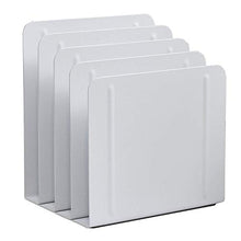 Load image into Gallery viewer, Acrimet Desk Metal File Sorter 4 Sections (White Color)