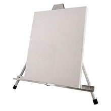Load image into Gallery viewer, Aluminum Table Easel 20" x 24" Display with Rubber Feet, Hold Canvas,Poster, Frame, Painting(Silver,1 Pack)
