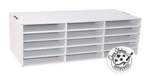 Load image into Gallery viewer, Classroom Keepers 9" x 12" Construction Paper Storage, White, 9-3/8"H x 29-1/4"W x 12-7/8"D, 1 Piece