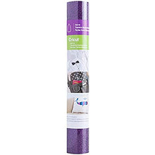 Load image into Gallery viewer, Cricut Glitter Iron On Vinyl Sheets, 12" x 19", DIY Supplies, HTV Rolls - Eggplant
