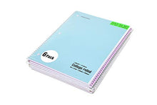 Load image into Gallery viewer, Mintra Office Spiral Notebooks Mintra Office Spiral Notebooks - Pastel, College Ruled, 6 Pack, For School, Office, Business, Professional,70 Sheets