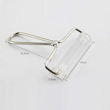 Load image into Gallery viewer, 1 Piece 10cm Acrylic Brayer Clear Acrylic Clay Roller with Steel Handle Clay Rolling Pin Polymer Clay Stamping Tool Roller Brayer