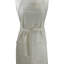Load image into Gallery viewer, Sturdy Thick Professional Artist Apron, Cross Back + Fasten/Quick Release Buckle + 6 Pockets with 1 Zipper Pocket + 2 Towel Loops For Artist Kitchen, Adjustable M to XXL, 27"X31" - 100% Cotton Canvas