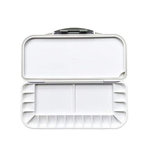 Load image into Gallery viewer, 18-Wells Watercolor Paint Palette,Premium Moisturizing foldable Travel Portable Folding Paint Palette Box (BLUE, 18-WELLS)