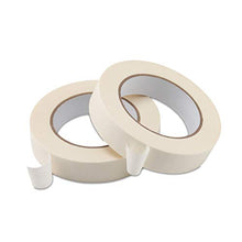 Load image into Gallery viewer, LICHAMP Masking Tape 1 inch, 2 Pack General Purpose Beige Masking Tape White Masking Paper, 1 inch x 55 Yards x 2 Rolls (110 Total Yards)