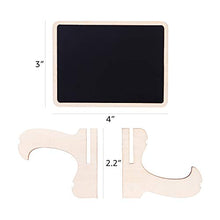 Load image into Gallery viewer, Amazon Basics Wood Mini Chalkboards Signs with Support Easels, 20 Pack