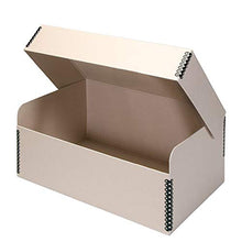 Load image into Gallery viewer, Lineco Tan Hinged Lid Photo Box 5.5" x 7.75" x 12". Archival Acid Free. Holds up to 1,100 of 4x6 or 5x7 Pictures, Print, Art. Protect Longevity, Photos or Documents, Craft, Prints, Cards.
