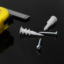 Load image into Gallery viewer, RIFAA Self Drilling Drywall Anchors and Screws Kit of 40 Pieces - Wall Anchors Holds 50 Lbs - Install Hardware - Mount and Hang from Drywall and Doors