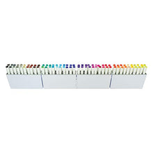 Load image into Gallery viewer, Deflecto Expandable Marker Accordion Storage Case, 8.5" x 8.6" x 7.5", Clear