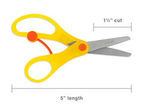 Load image into Gallery viewer, Hygloss-Armada Art Snippy Spring-Action Scissors - Spring Back Open as You Cut - Stainless Steel, Blunt Tip Blades - Easy Cutting for Children - Kids’ Arts & Crafts - 5 Inches - Yellow - 3 Pairs