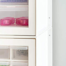 Load image into Gallery viewer, IRIS USA, Inc DPC-24 24 Drawer Sewing And Craft Parts Cabinet, 19.5 Inch By 15.5 Inch By 7 Inch, White (587631)