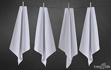 Load image into Gallery viewer, Cotton Talks Flour Sack Towels - 31” x 31” Kitchen Dish Towels - 6 Pieces White Kitchen Towels - 100% Cotton Fabric - Multi-Purpose Towels for Kitchen - Reusable Tea Towels Extra Large