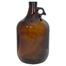 Load image into Gallery viewer, 1 Gallon (128oz) Amber Glass Jug With 38mm Cap - FBA