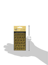 Load image into Gallery viewer, Momenta Art-C Brass Stencil 2.75"X5.5"-Script Alphabets