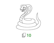 Load image into Gallery viewer, smART sketcher - SD Pack - Jungle Animals