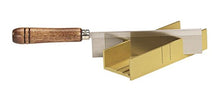 Load image into Gallery viewer, Olson Saw 35-241 Fine Kerf Saw 35-550 42 tpi with Aluminum Thin Slot Miter Box, Slot Size .014-Inch, Slot Angles 45, 60, 90, Cutting Depth 7/8-Inch