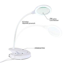 Load image into Gallery viewer, Brightech LightView Portable - Battery Powered Magnifying Glass with Bright LED Light, Stand & Clamp - Magnifying Lamp for Mobile Estheticians, Makeup Artists, Painting, Sewing, Crafts, Reading