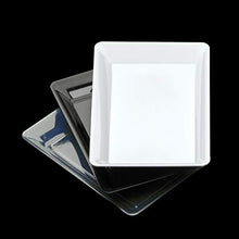Load image into Gallery viewer, Party Essentials Heavy Duty Hard Plastic 12 x 18-Inch Rectangular Serving Tray, Single Unit, White