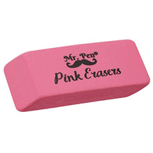 Load image into Gallery viewer, Mr. Pen Pink Pencil Erasers, Large, Pack of 12