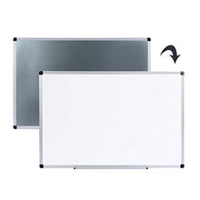 Load image into Gallery viewer, T-SIGN Magnetic Dry Erase Whiteboard 48 x 36 Inch, 4 x 3 Large White Board, Silver Aluminum Frame Wall-Mounted, Magnetic Eraser, 2 Whiteboard Pen, Detachable Marker Tray, 6 Magnets for Office, School