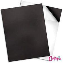 Load image into Gallery viewer, Craftopia Magnetic Adhesive Sheets | 8" x 10" | Pack of 10 | Magnets for Crafts! - Flexible Peel and Stick Self Adhesive for Crafts Photos Stamp Dies and More (8"x10" 10 Pack)