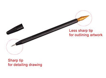 Load image into Gallery viewer, 2 Books of Scratch Art Black Coated Scratchboards 8 1/2 in. x 11 in. Pack of 10 and 1 Metal Scratch Tool