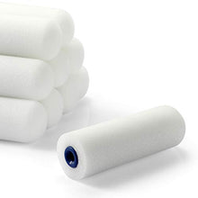 Load image into Gallery viewer, Foam Roller Set,4-Inch Mini Paint Roller Cover Refills, Small Roller Nap, Foam-Covered Ends, High-Density Foam Covers for Roller Frame and Paint Roller Kit, Pack of 11