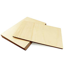 Load image into Gallery viewer, Twdrer 4 Pack Unfinished Rectangle Wood Plaques,Wooden Plaque Slices Signs for Home DIY Craft,Painting,Writing,Wedding Decoration(10.6" x 7" x 0.23")