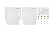 Load image into Gallery viewer, Cool Modern Frames Clear Floating Double Panel Acrylic Picture Frame, 8x10-Inch, Gold Hardware