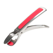 Load image into Gallery viewer, Gripper Clips Tongs for Lifting Hot Dishs Bowl Pot Pan Plate from instant Pot Microwave Oven Air Fryer,Botter opener,304 Stainless Steel,Kitchen Tongs,Food Tongs Bowl Clip. (RED)