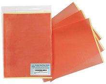 Load image into Gallery viewer, Double Sided Tape Sheets by Chica and Jo - 3-Pack of 8.5"x11" Clear Adhesive Sheets. Super Strong Sticky PET Tape with Red Liner.