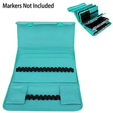 Load image into Gallery viewer, NIUTOP 171 Slots Marker Pen Case Markers Carrying Bag Holder for Alcohol Marker and Art Sketch Marker, Permanent Paint Marker, Dry Erase Marker, Repair Marker Pen, Color Highlighter(Green)