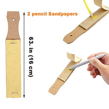 Load image into Gallery viewer, EuTengHao 22 Pieces Blending Stumps and Tortillions Set with 2 Sandpaper Pencil Sharpener, 1 Pencil Extension Tool and 1 Eraser for Student Sketch Drawing Accessories