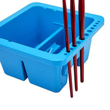 Load image into Gallery viewer, MyLifeUNIT Artist Brush Basin, Multifunction Paint Brush Tub with Brush Holder