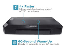 Load image into Gallery viewer, Black & Decker Flash Pro 9.5" Fast Heat Thermal Laminator, Hot/Cold (LAM95FH)