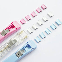 Load image into Gallery viewer, Rapesco Supaclip 40 Dispenser with 25 Multi Color Clips (RC4025MC)