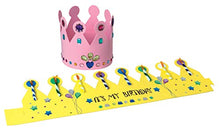 Load image into Gallery viewer, Creativity Street WonderFoam Crowns , 23-5/8" x 6-5/16", 4 Assorted Colors, 4 Count