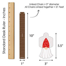 Load image into Gallery viewer, Big Dot of Happiness Garden Gnomes - 90 Chain Links and 30 Paper Tassels Decoration Kit - Forest Gnome Party Paper Chains Garland - 21 feet