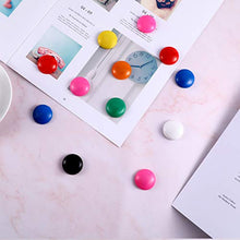 Load image into Gallery viewer, Patelai 48 Pieces Mini Fridge Magnets Round Magnetic Button Whiteboard Magnets Office Magnets, 8 Colors