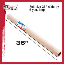 Load image into Gallery viewer, U.S. Art Supply 36" Wide x 6 Yard Long Canvas Roll - 100% Cotton 12 Ounce Triple Primed Gesso Artist Painting Backdrop