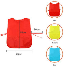 Load image into Gallery viewer, Caydo 3 Pieces Water Resistant Children's Art Smock Middle Size with 3 Roomy Pocket, Painting Apron for Kids 6 to 10 Years