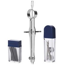 Load image into Gallery viewer, Mr. Pen- Professional Compass for Geometry, Extra Lead, Metal Compass, Compass, Compass Drawing Tool, Drawing Compass, Drafting Compass, Compass for Students, Compass for Woodworking, Compass Geometry