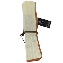 Load image into Gallery viewer, Hide & Drink, Artist Paint Brush Canvas Roll-Up with Leather Lining Storage Wrap / 24 Slots / Workshop Art Study Handmade :: Manta