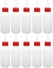 Load image into Gallery viewer, 10-2oz Refillable Artist's Bottle with Twist Open/Close Nozzle. Bullet Bottle