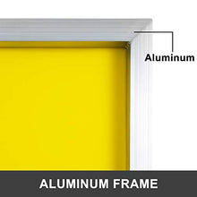 Load image into Gallery viewer, VEVOR Screen Printing 4 Color 2 Station Screen Printing Machine and 4 Pieces 20x20 Inch Aluminum Screen Frame with Yellow 355 Count Mesh