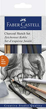 Load image into Gallery viewer, Faber-Castell Charcoal Sketch Set – 7 Piece Charcoal and Pastel Art Supplies Set