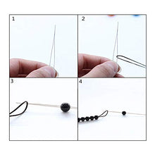 Load image into Gallery viewer, 18 Pieces Beading Needles, 6 Sizes Seed Beads Needles Big Eye Beading Needles Collapsible Beading Needles Set for Jewelry Making with Needle Bottle